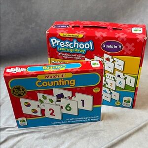 Match It! Counting Puzzle Set - Red, Blue, Green